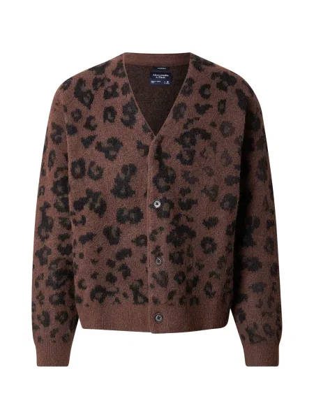 Abercrombie & Fitch Kardigan čokolada crna