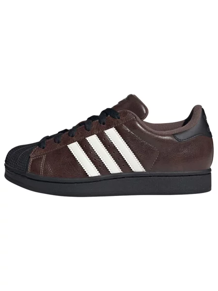 ADIDAS ORIGINALS Tenisky Superstar II hnědá / černá bílá