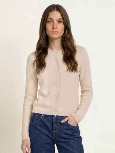 Weekend Max Mara Kardigan Esposto beige beżowy