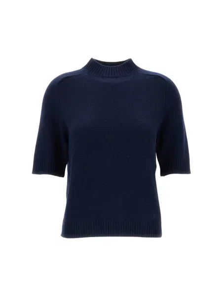 Sweter Loulou De Saison z kaszmiru niebieski