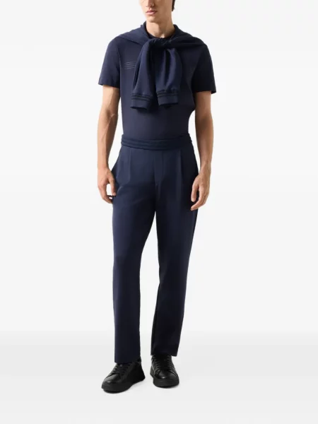 Pantaloni Bogner din jerseu alergare albastru