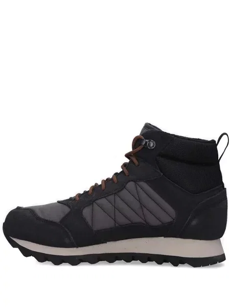 Sneakerși Merrell cu șireturi din piele de căprioară negru