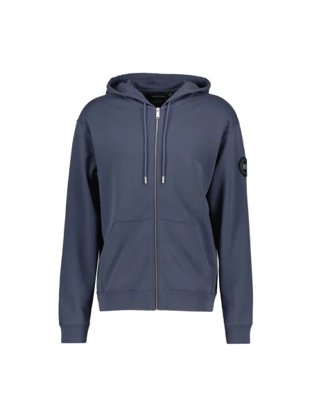 Bluza z kapturem Canada Goose niebieska
