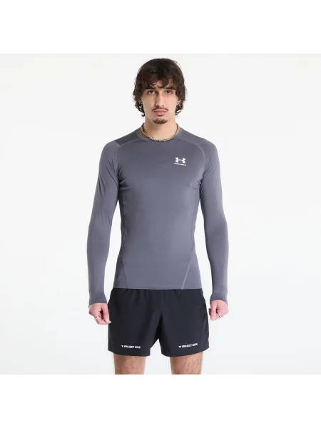 T-shirt Under Armour Hg Armour Comp Ls Gray XS γκρι