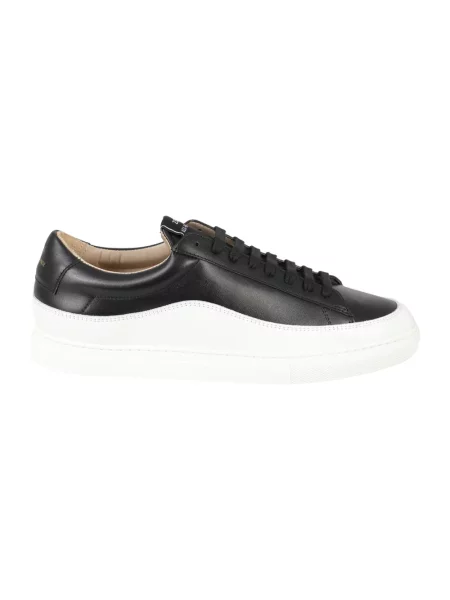 Sneakersy Zespa skórzane czarne