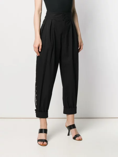 Pantaloni Philosophy Di Lorenzo Serafini cu paiete negru