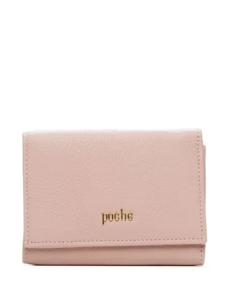 Portfel Poche Paris skórzany różowy