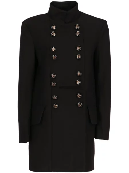 Dvouřadý kabát Vivienne Westwood Pre-owned černý