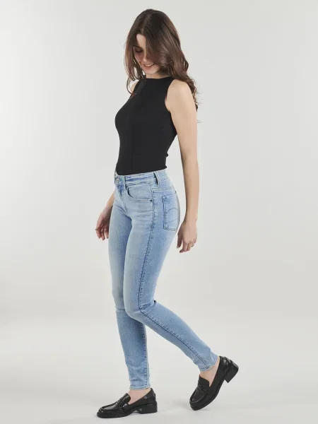 Skinny fit džínsy G-star Raw skinny fit modrá