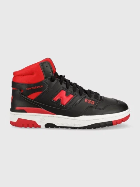 Кожени маратонки New Balance черно