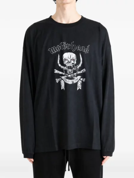 Lung tricou Vetements negru