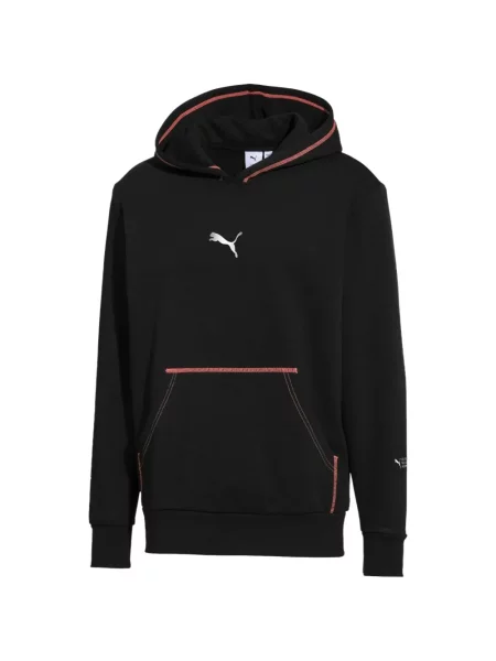 Hanorac cu glugă Puma cu imagine negru