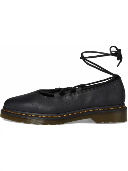 Balerinki Dr. Martens skórzane czarne