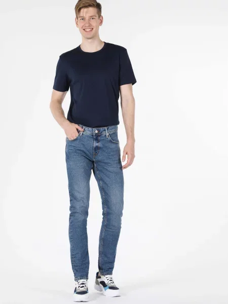 Джинси Colin’s комбінований верх блакитний