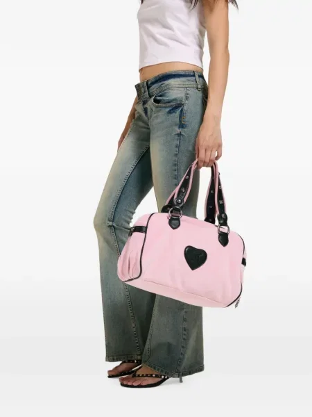 Geantă plic Juicy Couture cu imagine roz
