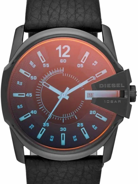 DIESEL Ceas analogic Master Chief roșu negru