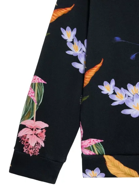 Bluza z kapturem dziecięca Roberto Cavalli czarna