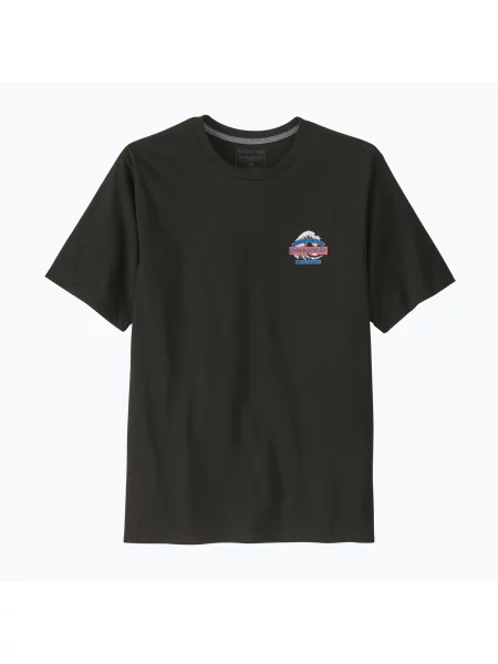 Tricou de trekking pentru bărbați Patagonia Great Waves Responsibili Tee black negru