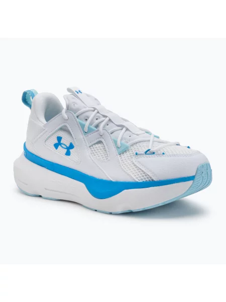 Boty Under Armour Infinite MVMNT SE white/stream/electric blue bílé
