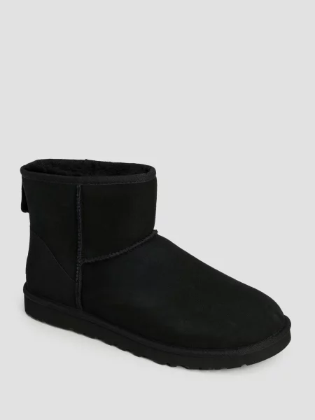 UGG śniegowce zamszowe Classic Mini czarny