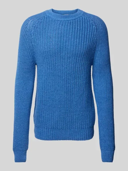 Sweter z dzianiny z okrągłym dekoltem Thinking Mu