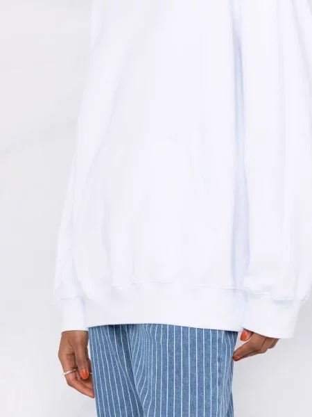 Hanorac cu glugă Msgm alb