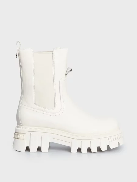 Кожаные ботинки челси Prpy белые