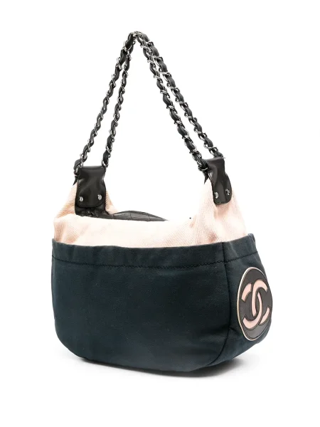Kabelka Chanel Pre-owned s autogramem modrá