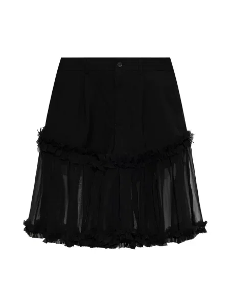 Szorty Comme Des Garcons wełniane czarne