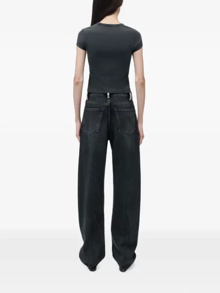 Blugi Alexander Wang cu autograf negru