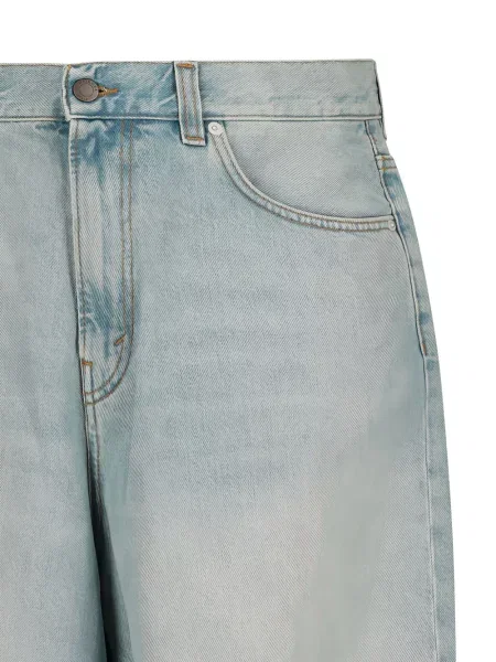 Džínové šortky Destin s 5 kapsami modré