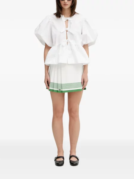 Fusta mini Lacoste alb