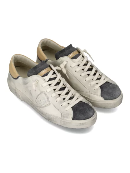 Buty do tenisa Philippe Model zamszowe do tenisa białe