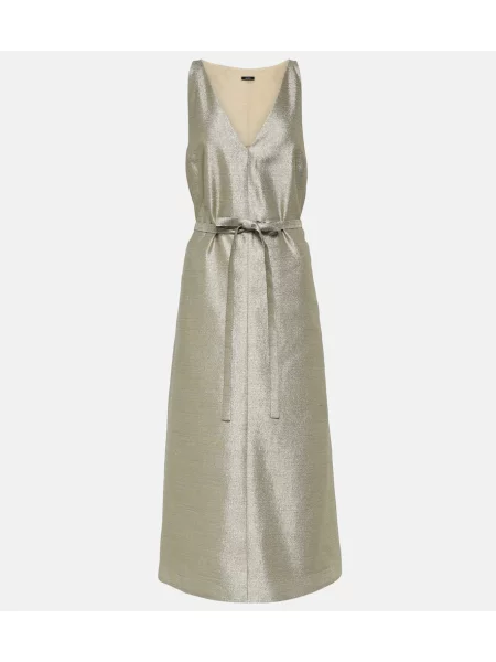 Rochie midi Joseph până la genunchi de costum argintiu