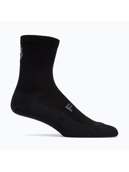 Șosete pentru bărbați Fox Racing 6" Flexair Merino Sock Black negru