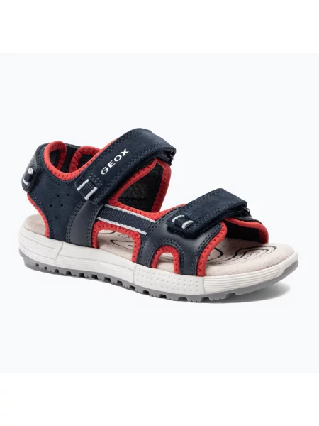 Junior szandál Geox Alben ocean blue/red Alben piros