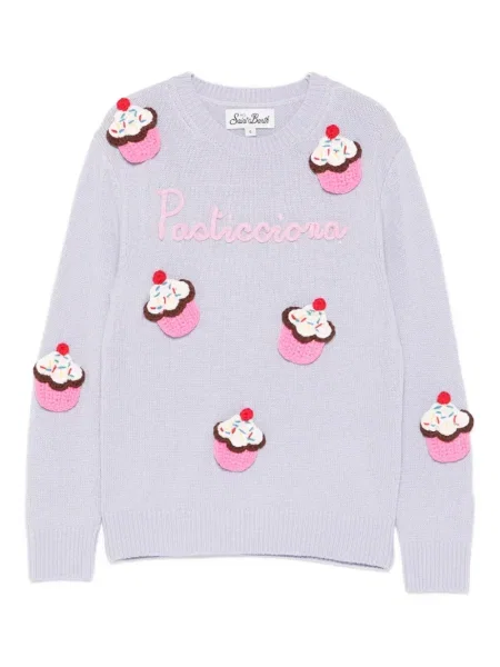 Sweter dziecięcy Mc2 Saint Barth fioletowy