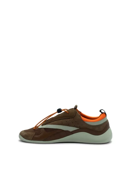 Sneakersy Vic Matie skórzane brązowe