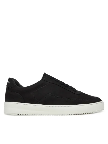 Велурени маратонки Filling Pieces Mondo Ripple Nubuck черно