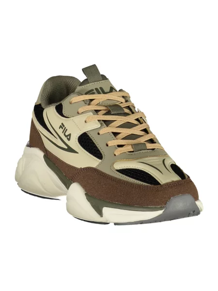 Sneakersy Fila brązowe