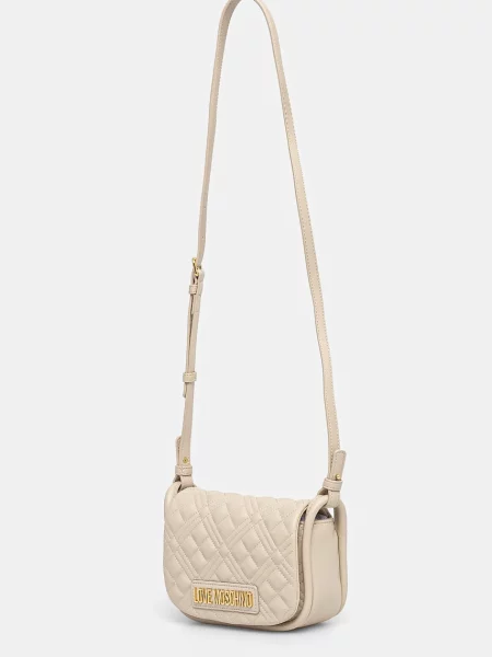 Ročna torba LOVE MOSCHINO bež