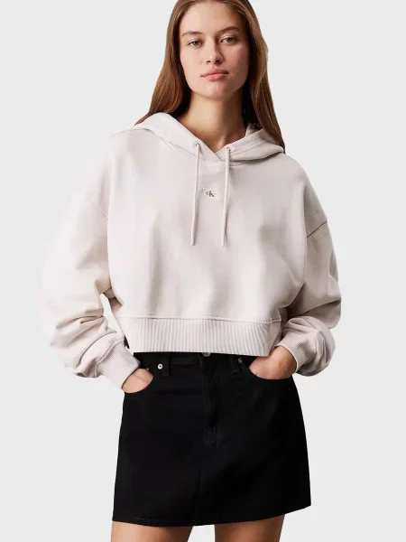 Худі Calvin Klein Jeans бежеве