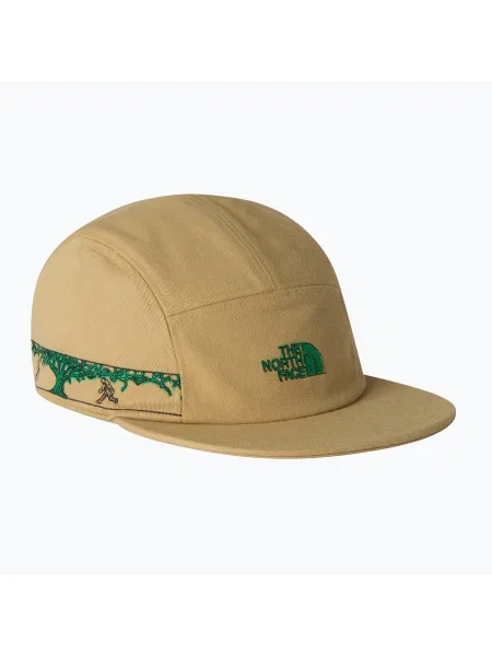 Мъжка бейзболна шапка The North Face Norm Camp khaki stone/graphics кафяво