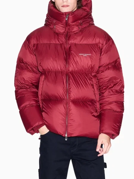 Куртка Armani Exchange бордовая