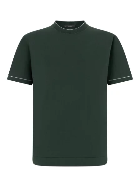 Boggi Milano Pulover verde închis alb