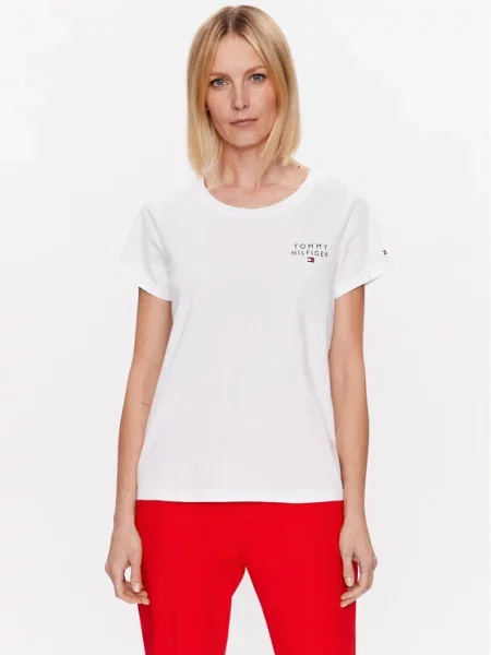 T-Shirt Tommy Hilfiger λευκό