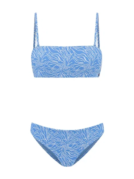 Shiwi Costum de baie două piese Lola azur / murdar alb
