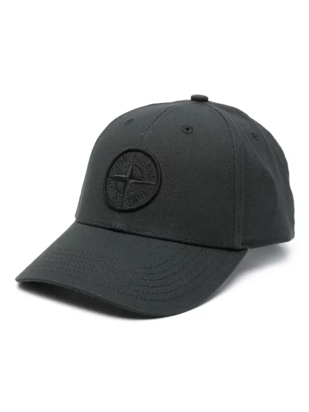 Șapcă Stone Island cu broderie negru