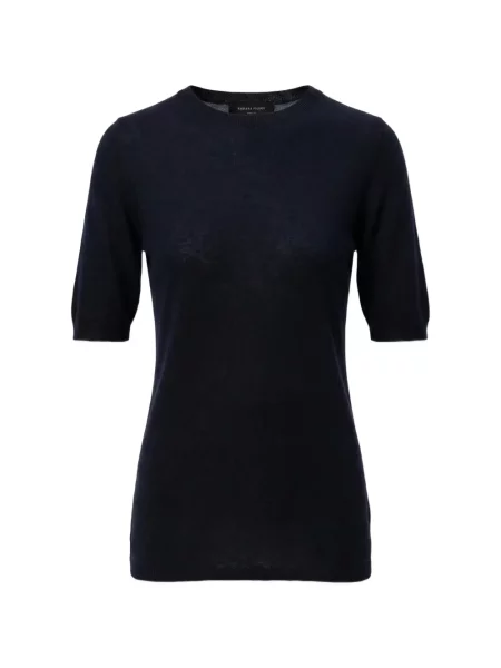 Top Fabiana Filippi scurt albastru
