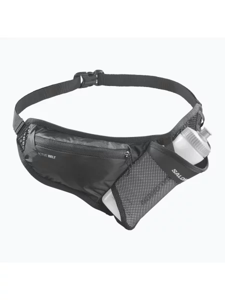 Pas do biegania Salomon Active Belt 3D Bottle black czarny